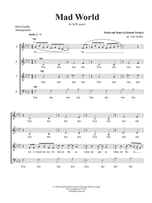 Mad World - Bb Trumpet Sheet music for Trumpet in b-flat (Solo)