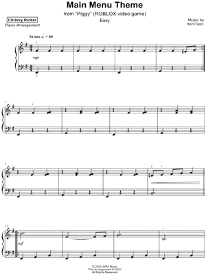 Piggy Roblox Sheet Music Downloads At Musicnotes Com - roblox trumpet script