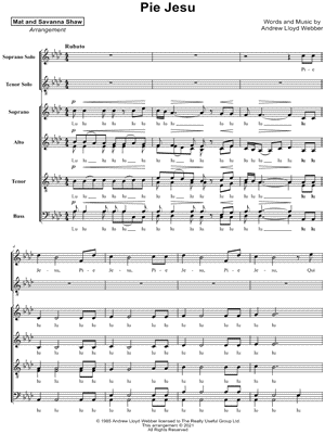 Pie Jesu From Requiem - String Orchestra (Score Parts) - Pie Jesu