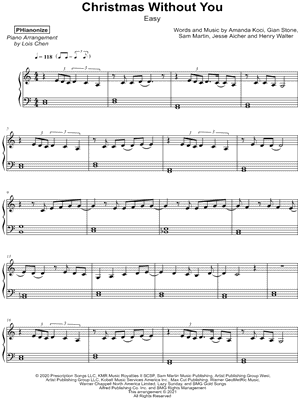 Christmas Without You [easy]