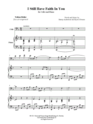 I Still Have Faith in You - Cello & Piano