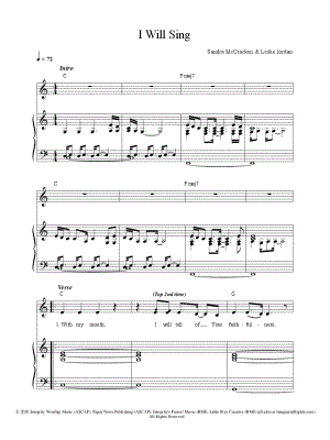 I Will Sing