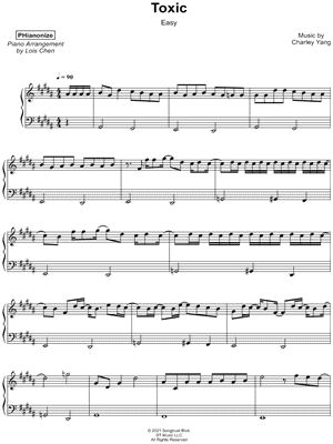 ☆ BoyWithUke-Toxic Sheet Music pdf, - Free Score Download ☆