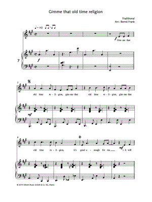 Give Me That Old Time Religion - Easy Guitar Sheet Music and Tab with  Chords and Lyrics