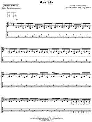 Spiders – System of a Down Sheet music for Piano (Solo)