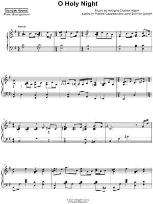 Lindsey Stirling O Holy Night Sheet Music (Piano Solo) in F# Minor -  Download & Print - SKU: MN0264040