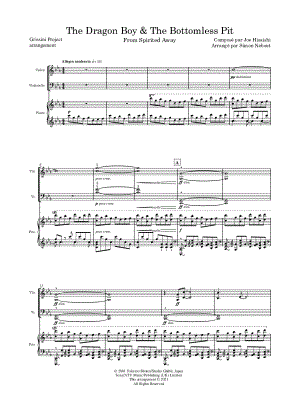 The Dragon Boy & the Bottomless Pit - Violin, Cello & Piano