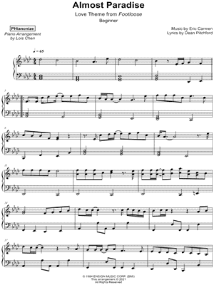 Almost Paradise Sheet Music - 21 Arrangements Available Instantly