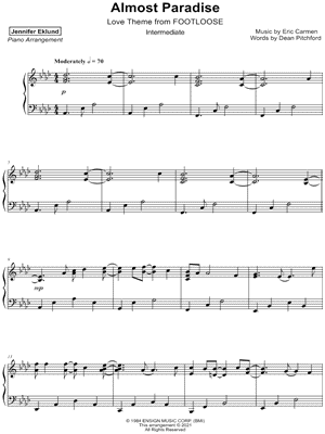 Almost Paradise Sheet Music - 21 Arrangements Available Instantly