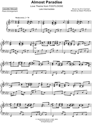 Almost Paradise Sheet Music - 21 Arrangements Available Instantly