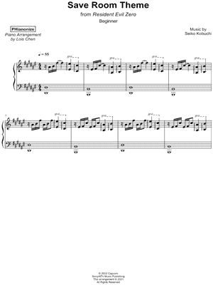 A Moment of Relief (Save Room Theme) - Resident Evil: Code Veronica - Piano  Sheet music for Piano (Solo) Easy