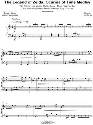 The Legend of Zelda™: Ocarina of Time™ Lost Woods: Piano: Nintendo® -  Digital Sheet Music Download