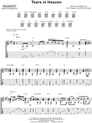 Tears in Heaven Sheet Music - 76 Arrangements Available Instantly -  Musicnotes