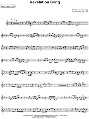 Kari Jobe Revelation Song Sheet Music (Leadsheet) in D Major  (transposable) - Download & Print - SKU: MN0074147