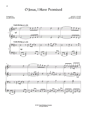 O Jesus, I Have Promised - Easy Guitar Sheet Music and Tab with Chords and  Lyrics