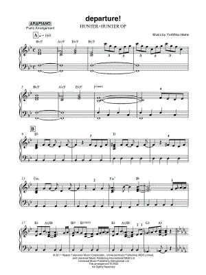 Gon's_Theme - Hunter's March (Hunter x Hunter) Sheet music for Tuba, Flute,  Trumpet in b-flat, French horn & more instruments (Mixed Ensemble)