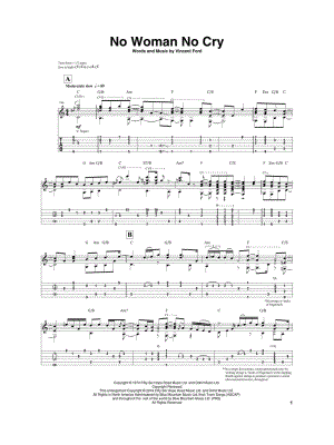 No Woman, No Cry Tab by Bob Marley (Guitar Pro) - Full Score