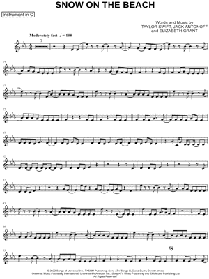 Taylor Swift Glitch - Bass Clef Instrument Sheet Music (Cello