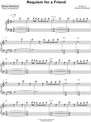 traitor's requiem Sheet music for Piano (Solo)