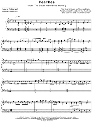 Peaches Sheet Music - 48 Arrangements Available Instantly - Musicnotes