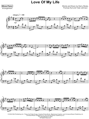 Queen: Love Of My Life sheet music for voice and piano (PDF)