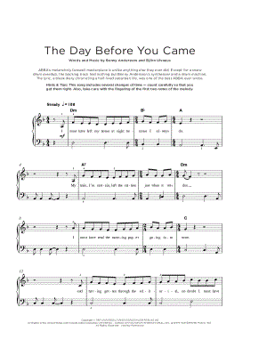 The Day Before You Came