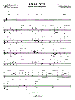 Autumn Leaves [beginner]