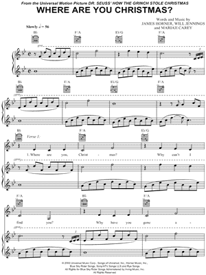 christmas piano sheet music