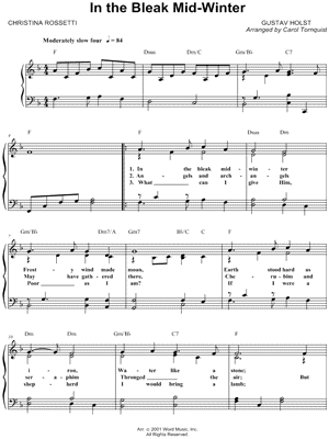 Rainy Days and Mondays" Sheet Music by The Carpenters for