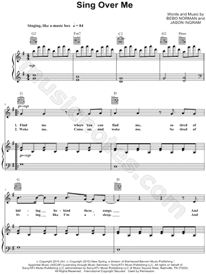 Sing Over Me