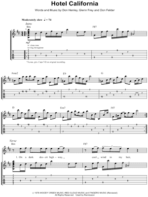 Eric Clapton Cross Road Blues Guitar Tab in A Major - Download & Print -  SKU: MN0086753