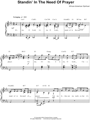 Standin' in the Need of Prayer