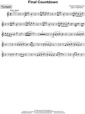 In the clearance mood trumpet