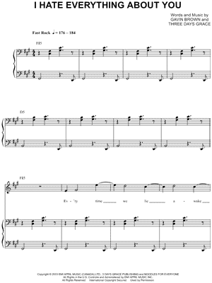 UR So Gay: Piano/Vocal/Chords: Katy Perry - Digital Sheet Music Download