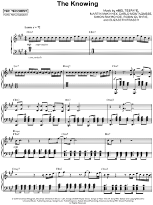 The Theorist Earned It (Fifty Shades of Grey) Sheet Music (Piano Solo) in  D Minor - Download & Print - SKU: MN0167548