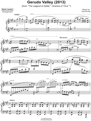 The Legend of Zelda: Ocarina of Time - Lost Woods (Saria's Song)"  Sheet Music for Piano Solo - Sheet Music Now