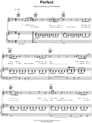 Perfect – Ed Sheeran Asdf movie - trololol song – Misc Unsigned Bands asdasd Porque Ele Vive - Exercício Sheet music for Piano (Choral)
