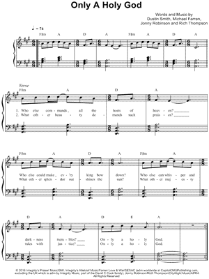 Matt Maher Your Love Defends Me Sheet Music in A Major (transposable) -  Download & Print - SKU: MN0176467