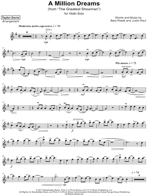 Earned It - The Weeknd Sheet music for Piano, Violin (Solo)