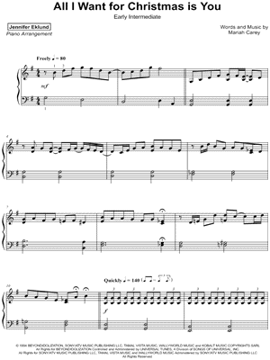 Wizards in Winter (Beginner Solo with Duet) By Trans-Siberian Orchestra -  F.M. Sheet Music - Pop Arrangements by Jennifer Eklund