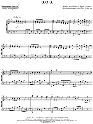 Francesco Parrino Mad World Sheet Music (Piano Solo) in C Minor -  Download & Print - SKU: MN0176583