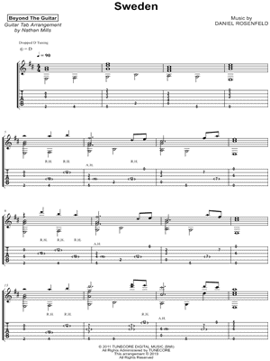 Theme From Spider-Man (Easy Guitar Tab) - Print Sheet Music Now