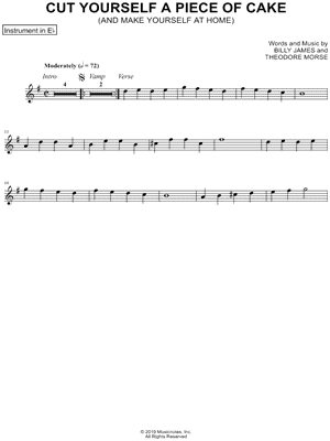 Cut Yourself a Piece of Cake - Eb Instrument