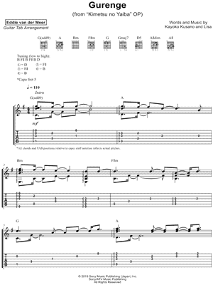 god knows guitar pro tab download