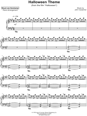 Free Friday The 13Th Theme by Misc Computer Games sheet music