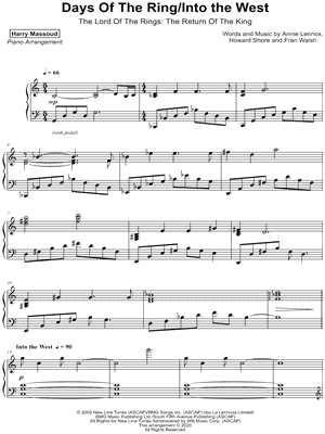 Harry Massoud Khazad-dum Sheet Music (Piano Solo) in F# Major