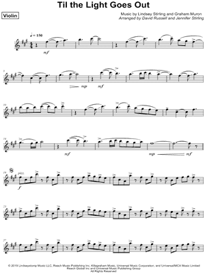 Masquerade Lindsey Stirling Viola Solo Sheet Music