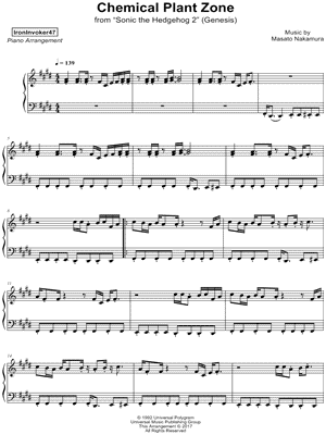 Sonic The Hedgehog 2 - Boss Theme Sheet music for Piano (Solo)