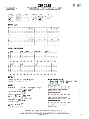 GuitarZero2Hero Faded Guitar Tab in B Minor - Download & Print - SKU:  MN0244160