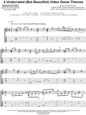 Theme From Spider-Man (Easy Guitar Tab) - Print Sheet Music Now